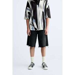 RELAXED FIT DENIM SHORTS